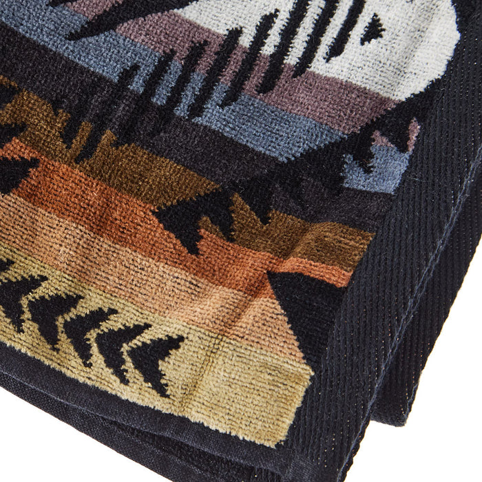 Rod's True Western Tuscan Diamond Brown Oversized Towel