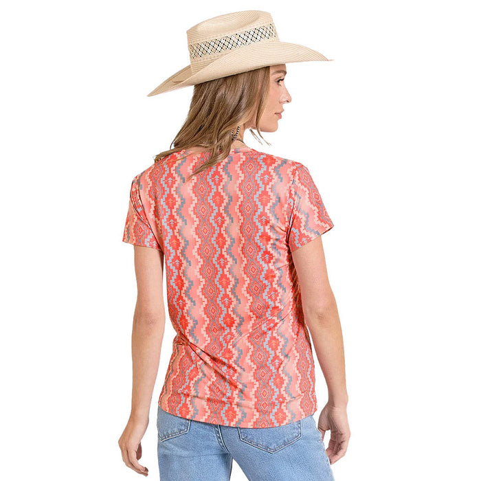 Panhandle Women's Scarlet Performance Aztec Tee Shirt