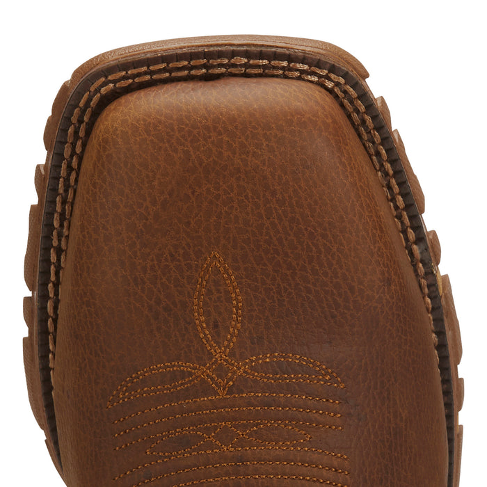 Corral Women Farm and Ranch Chocolate/Cactus Soft Toe Work Boot