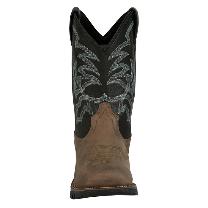 Tony Lama Men's Roustabout Grey 11In Top Wide Square Soft Toe Work Boot