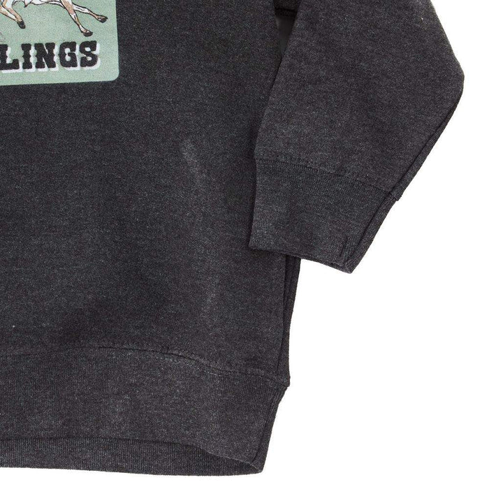 The Whole Herd Youth Catch Feet Charcoal Hoodie