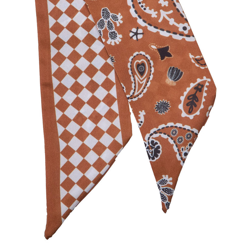 Fringe Scarves Saddle Luck Be A Paisley Twilly