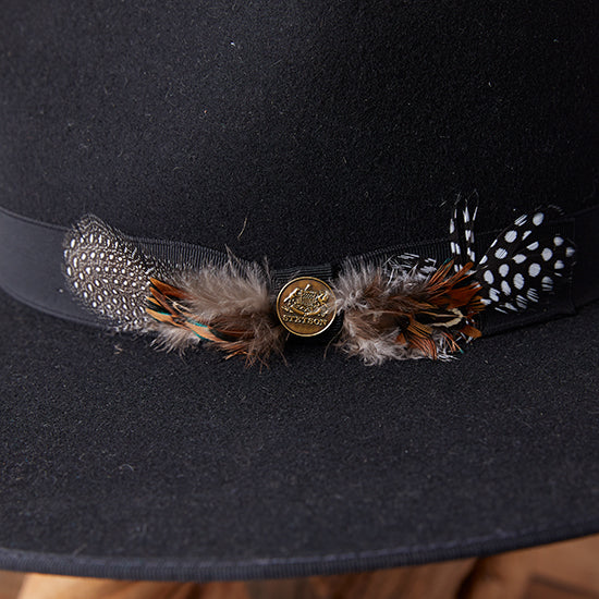 Stetson Hats Black Midtown 2 3/4in. Bound Edge Brim Fashion Hat