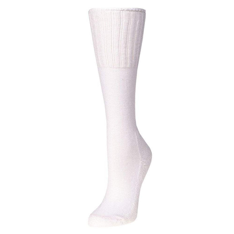 Thorlo White Mid-Calf Boot Sock - Sizes 6-9