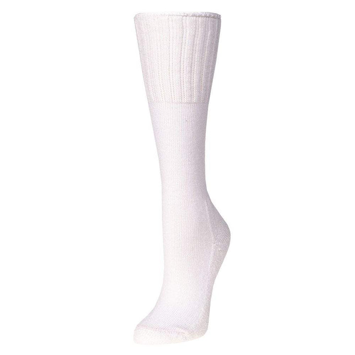 Thorlo White Mid-Calf Boot Sock - Sizes 6-9