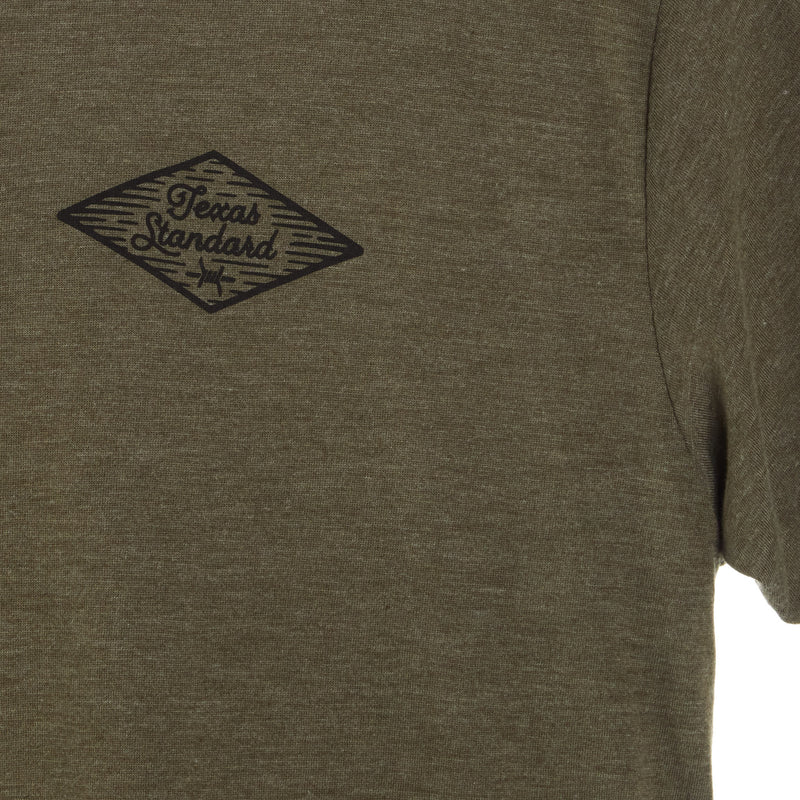 Texas Standard Heritage Ride On Green Tee