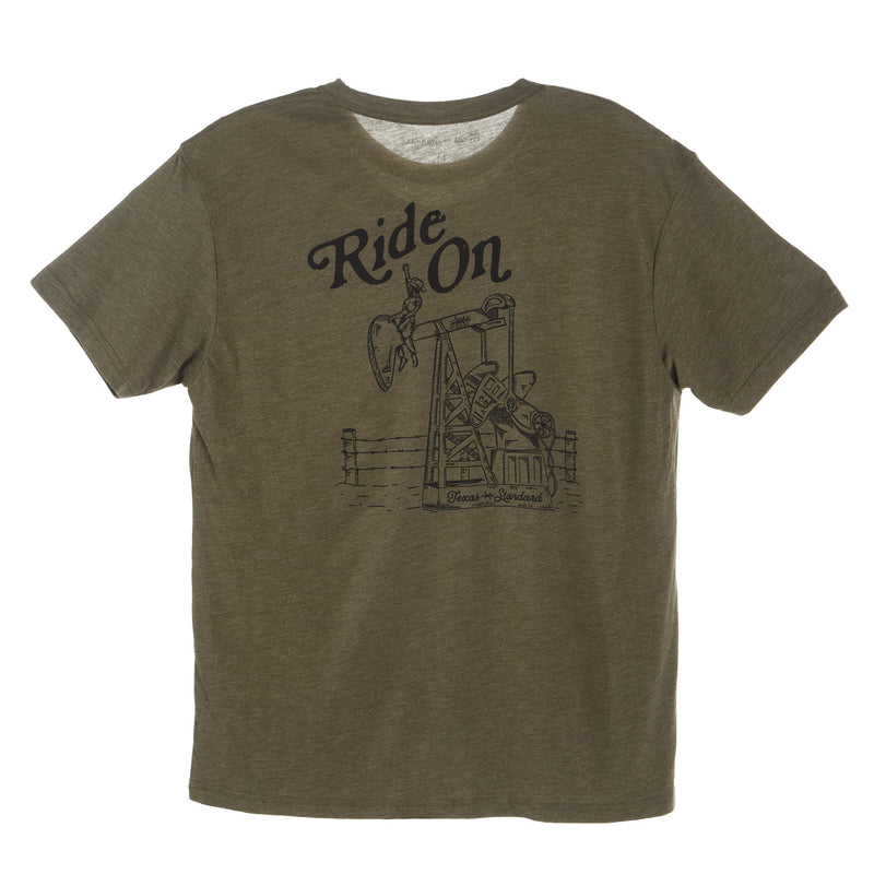 Texas Standard Heritage Ride On Green Tee