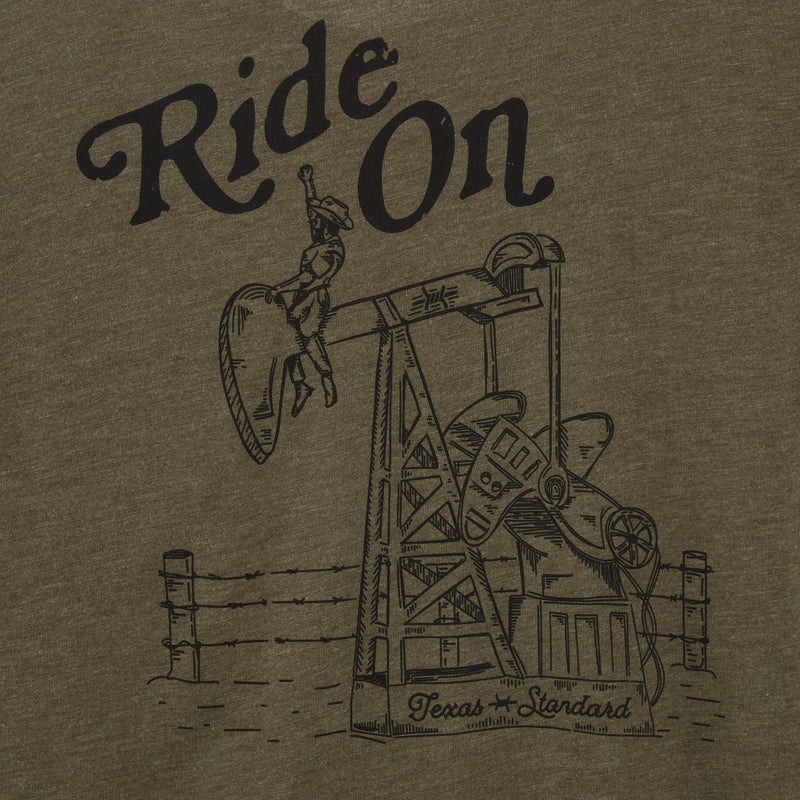 Texas Standard Heritage Ride On Green Tee