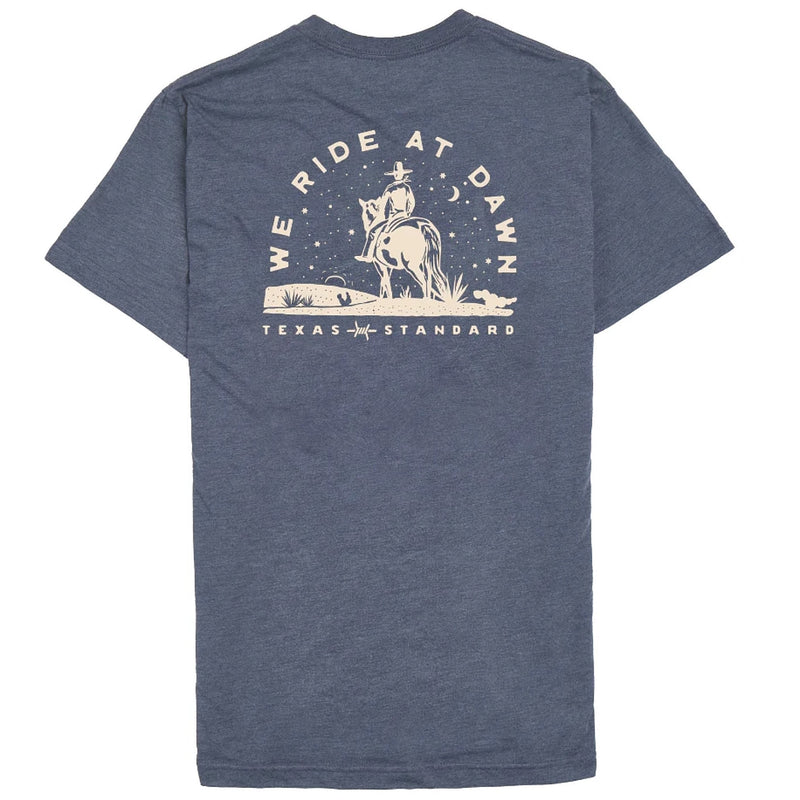 Texas Standard Heritage Ride At Dawn Navy Tee