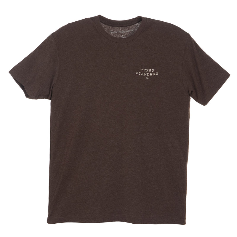 Texas Standard Heritage Skull Brown Tee