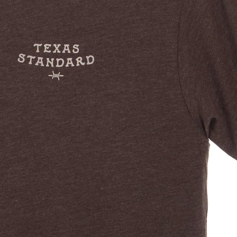 Texas Standard Heritage Skull Brown Tee