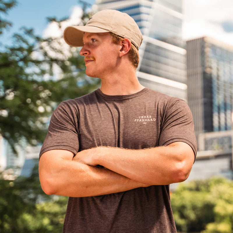 Texas Standard Heritage Skull Brown Tee