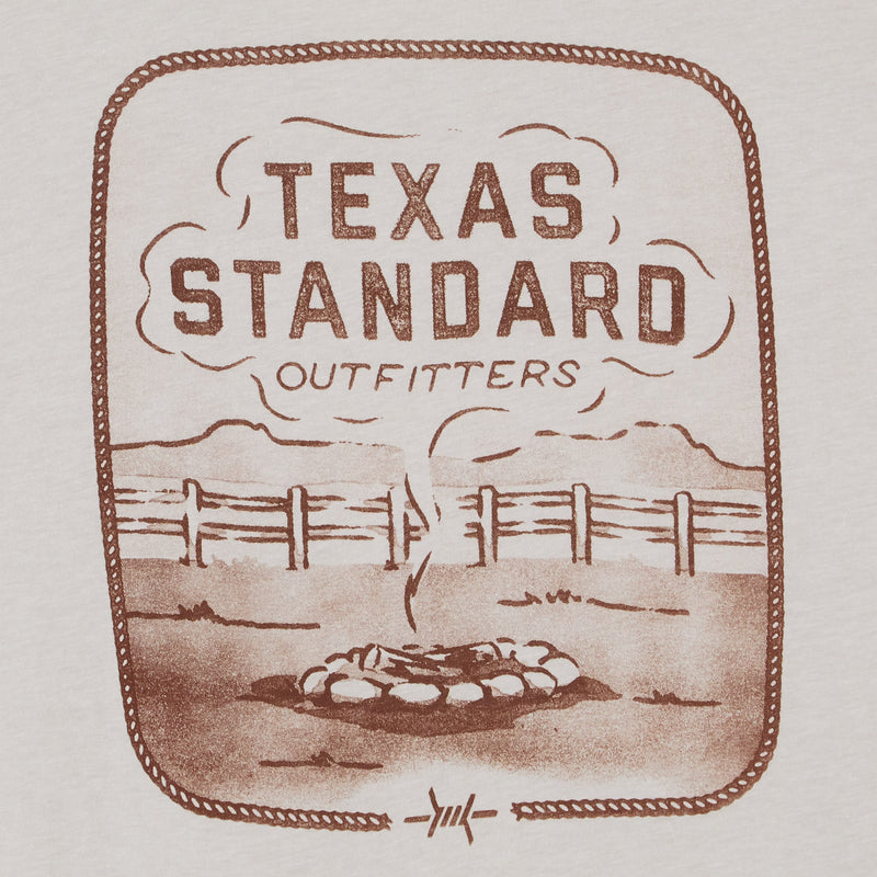 Texas Standard Heritage Smoke White Tee