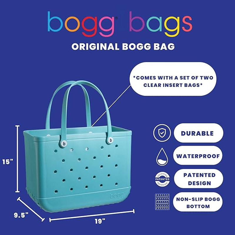 Bogg Bag Original Turquoise and Caicos Bag
