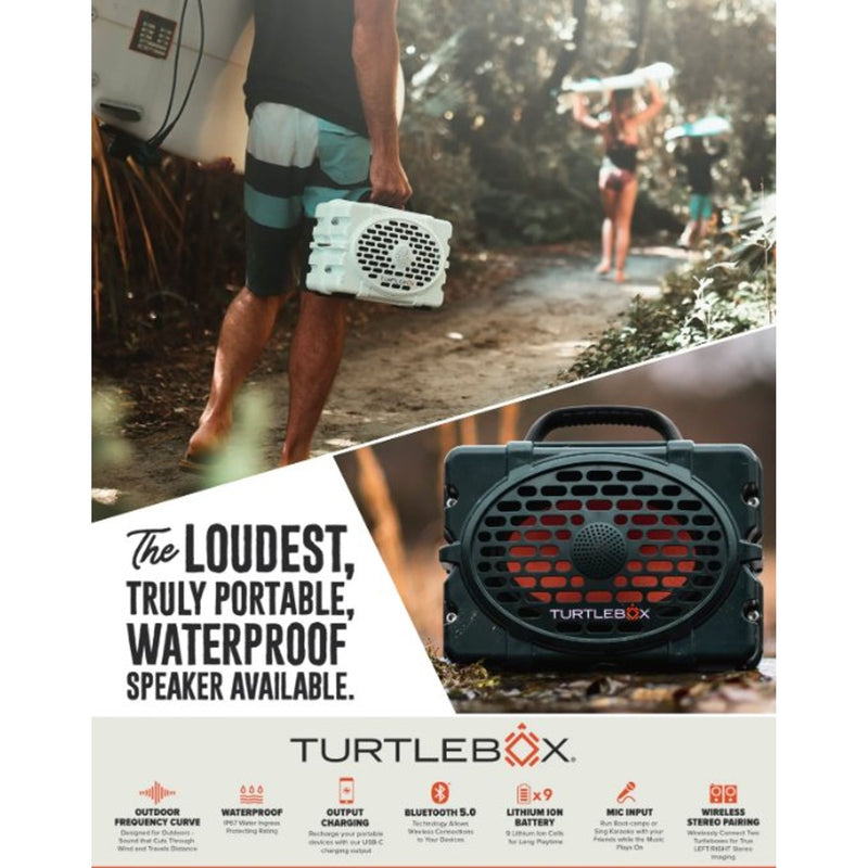 Turtlebox Audio Llc Gen 2 Green Waterproof Outdoor Speaker