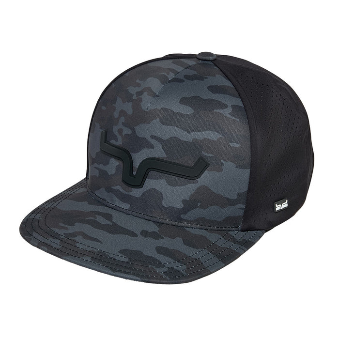 Kimes Ranch Men's Black Camo Estrada Cap