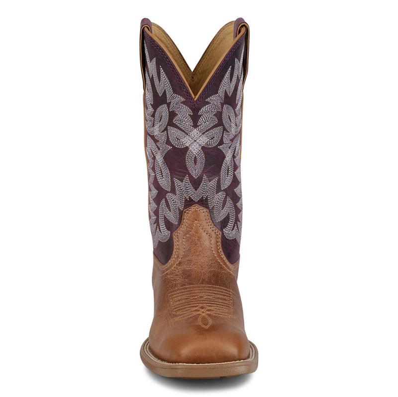 Justin Boot Company Women's Ashtyn Tan 11In Square Toe Boot