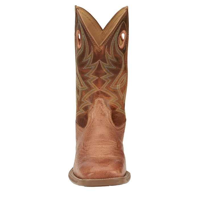 somedayスタースプリグスツールDX ブラウン Justin Boot Company Men's Untamed Roswell Orange Tan Smooth Ostrich Or
