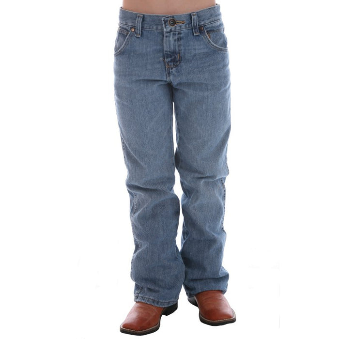 Wrangler Boys Retro Ocean Water Blue Wash Jeans