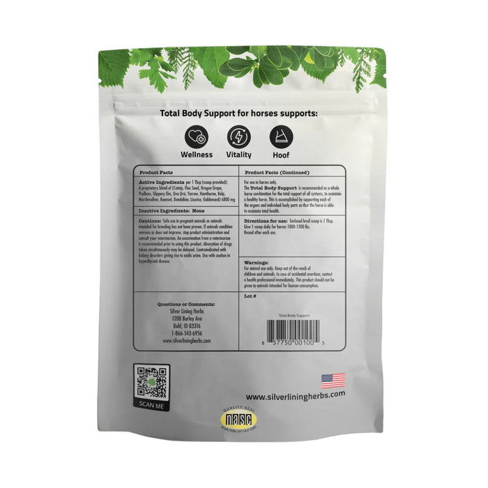 Silver Lining Herbal Equine Total Body Support