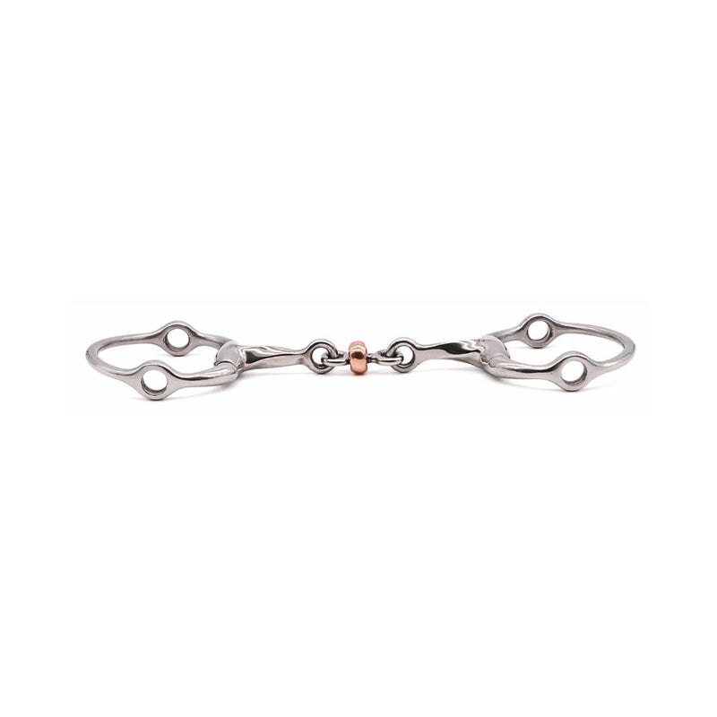 Jake Adams Twisted Copper Roller Fixed Gag 5in