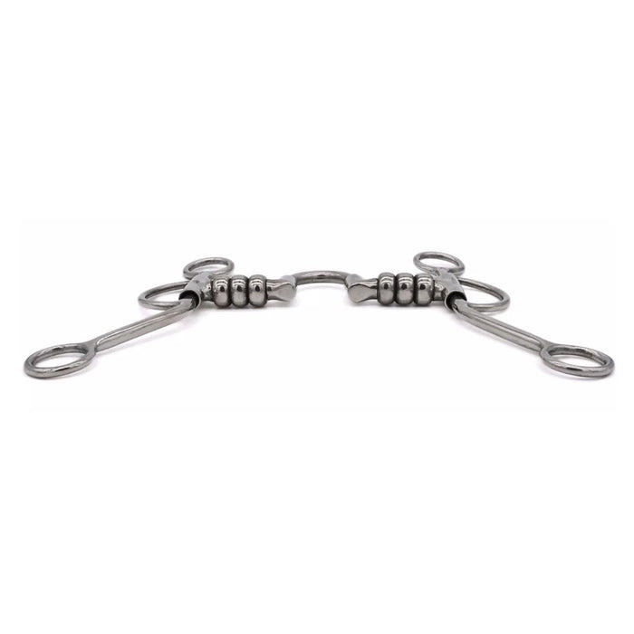 Jake Adams Stainless Steel Cherry Roller Port Training Shank 5in