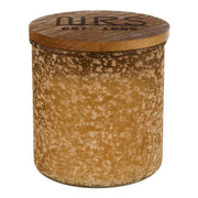 NRS Arrow River Rock Candle In Almond
