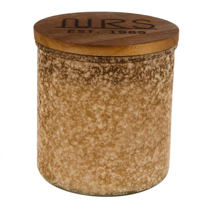 NRS Campfire Coffee River Rock Candle In Almond