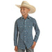 Rock & Roll Denim Boys Blue Vintage Snap Shirt