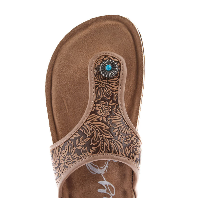 Very G Women's Danni 2 Light Tan Sandals