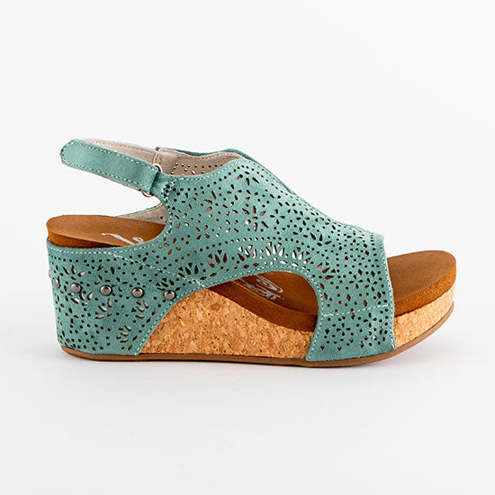 Very G Turquoise Free Fly 3 Sandals