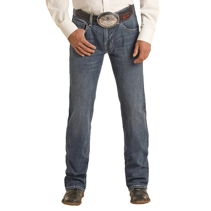 Rock & Roll Denim Men's Ivory Stitch Revolver Jeans