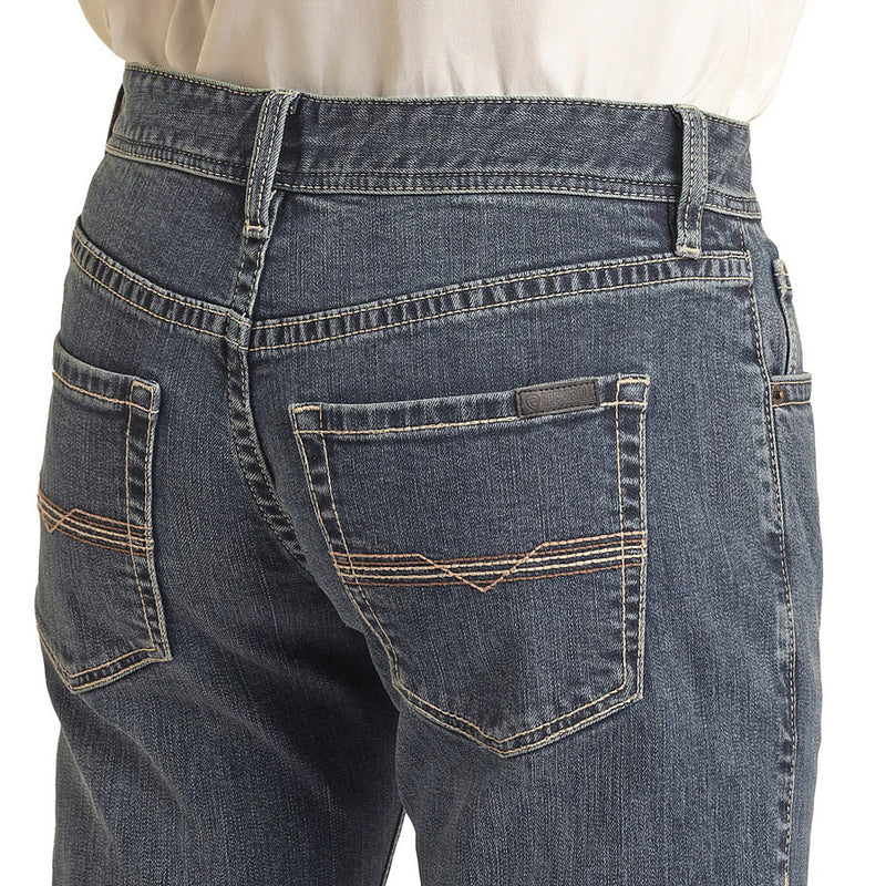 Rock & Roll Denim Men's Ivory Stitch Revolver Jeans