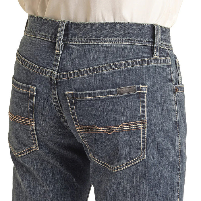 Rock & Roll Denim Men's Ivory Stitch Revolver Jeans