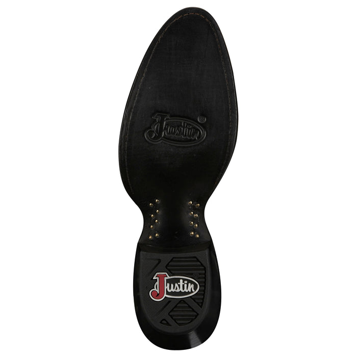 Justin Boot Company Women`s Evelyn Coal Black 15In Top Cowgirl Boot