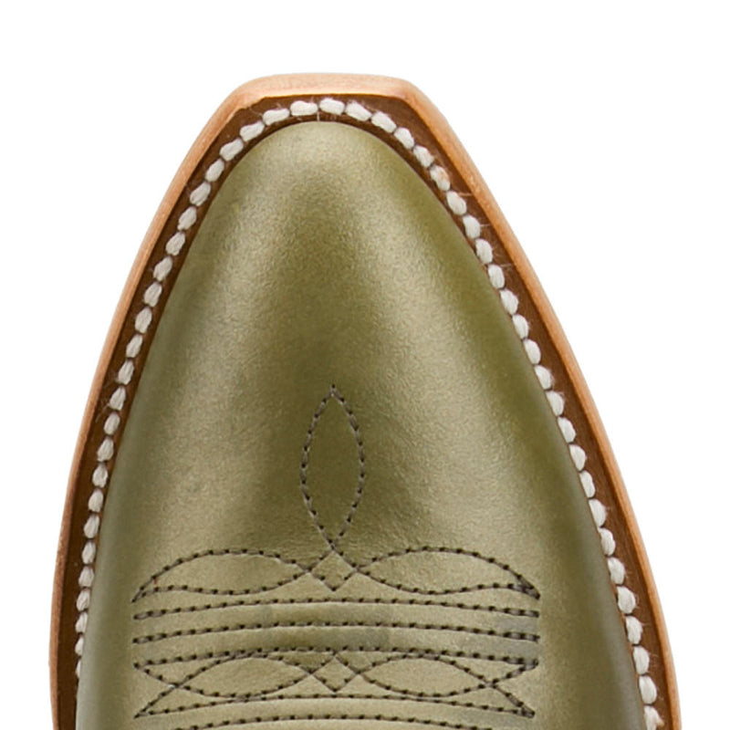 Justin Boot Company Women's Ada Green Cowhide Vamp 17in Green Cowhide Top Boot