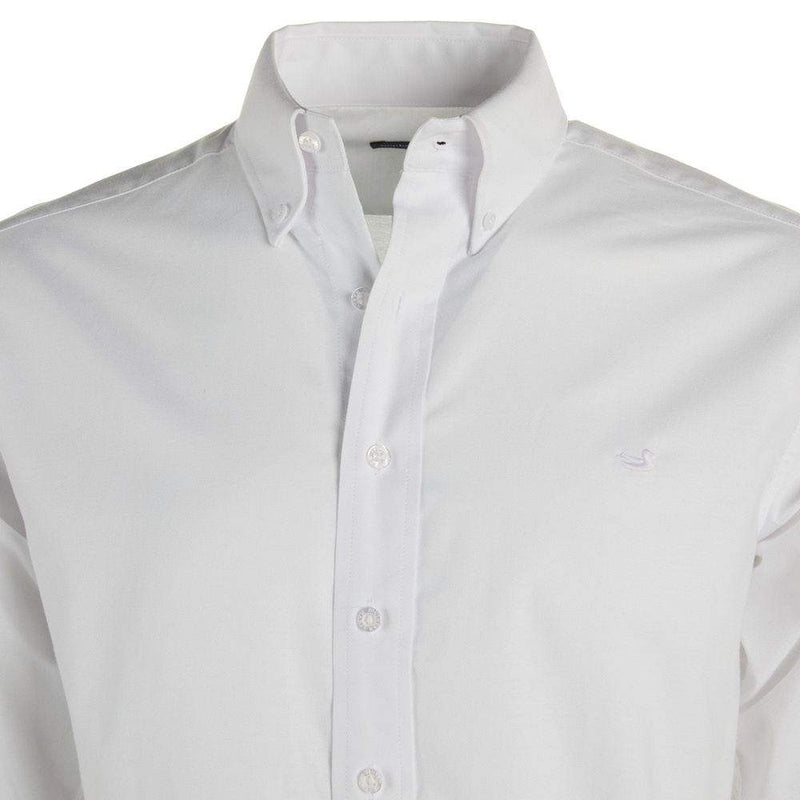 Southern Marsh Mens Oxford White Dress Shirt