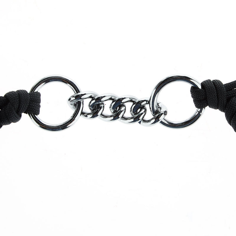 NRS TACK Black Nylon Rope Curb