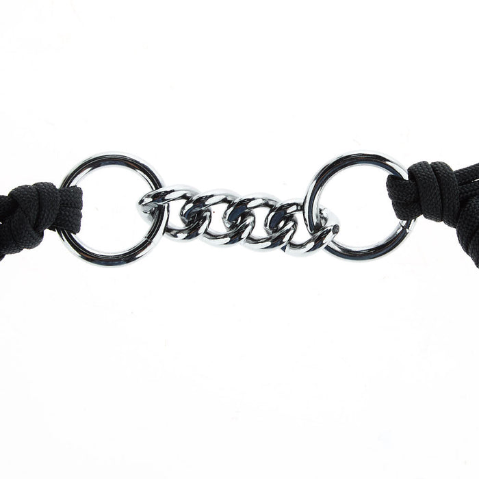 NRS TACK Black Nylon Rope Curb