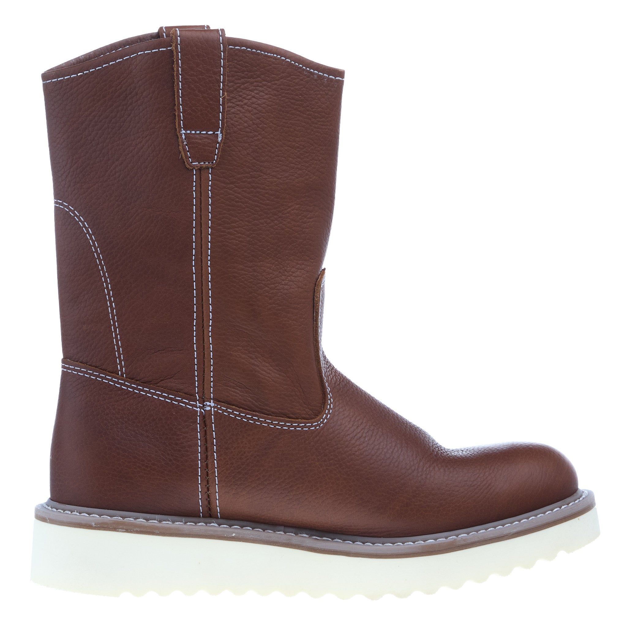 Wolverine Men`s Wellington 10In Round Soft Toe Work Boot