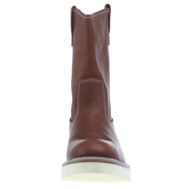 Wolverine Men`s Wellington 10In Round Soft Toe Work Boot