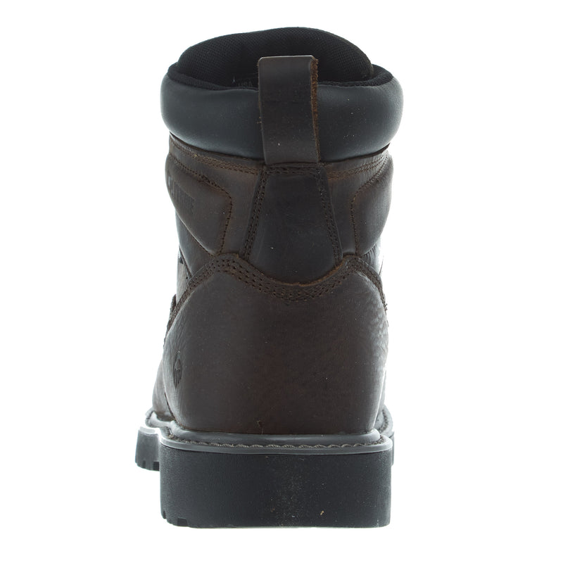 Wolverine Men`s Floorhand 6In Dark Brown Steel Toe Work Boot