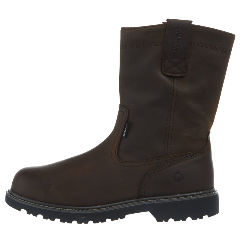 Wolverine Men`s Floorhand 10In Welly Top WP Steel Round Toe Work Boot