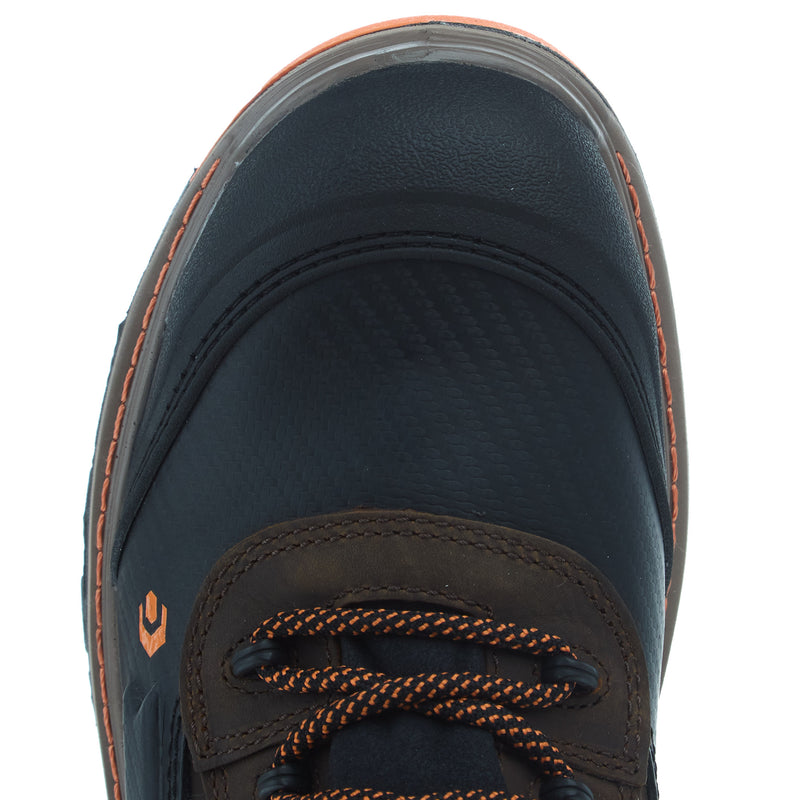 Wolverine Men`s Overpass 6In Mid WP Composite Toe Brown Work Boot
