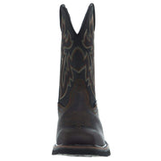 Wolverine Men`s Rancher Waterproof 10In Black Top Steel Toe Work Boot