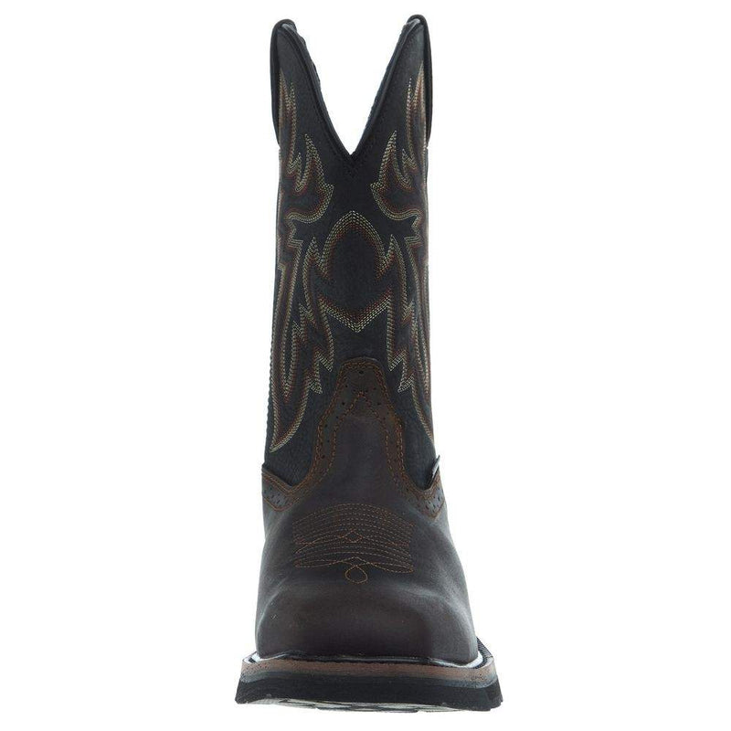 Wolverine Men`s Rancher Waterproof 10In Black Top Steel Toe Work Boot
