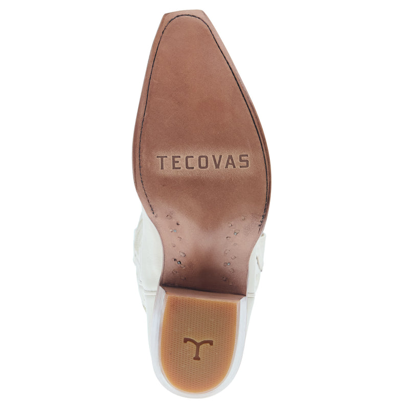 Tecovas Women`s Annie Bone Vamp 14In Bone Top Boot