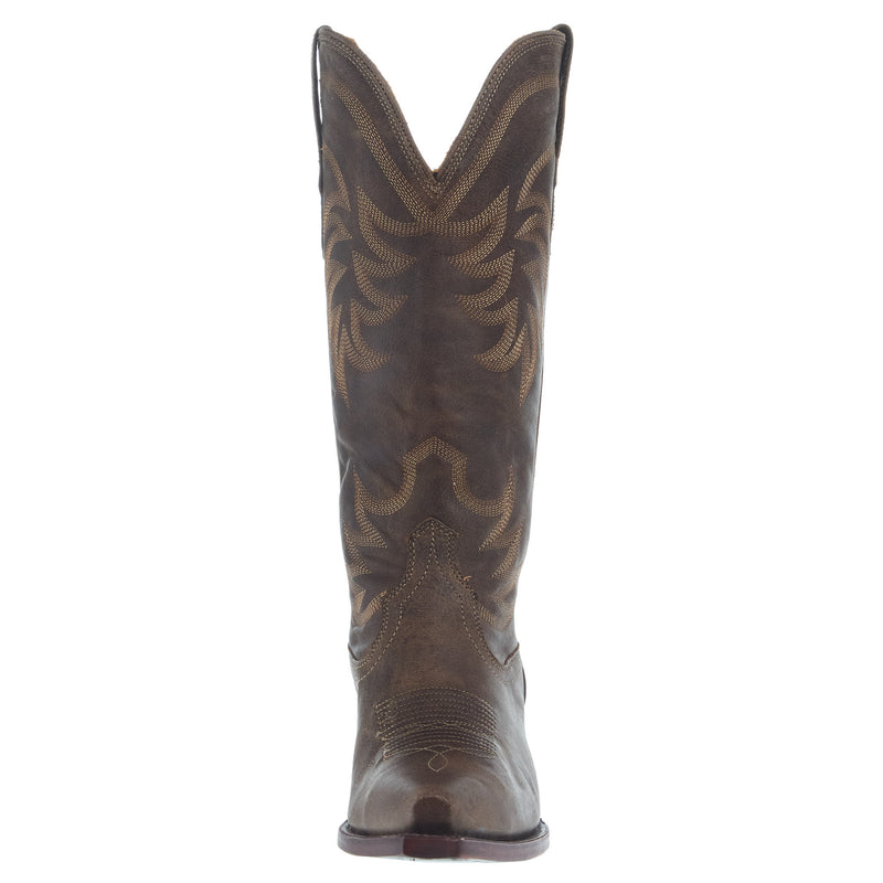 Tecovas Women`s Annie Café Vamp 14In Goat Café Top Boot