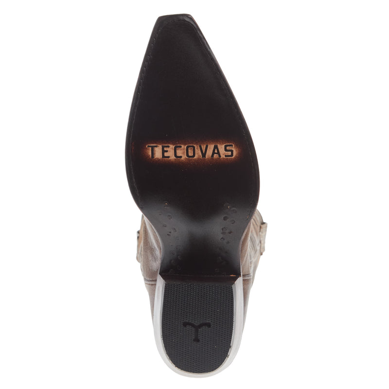 Tecovas Women`s Annie Café Vamp 14In Goat Café Top Boot