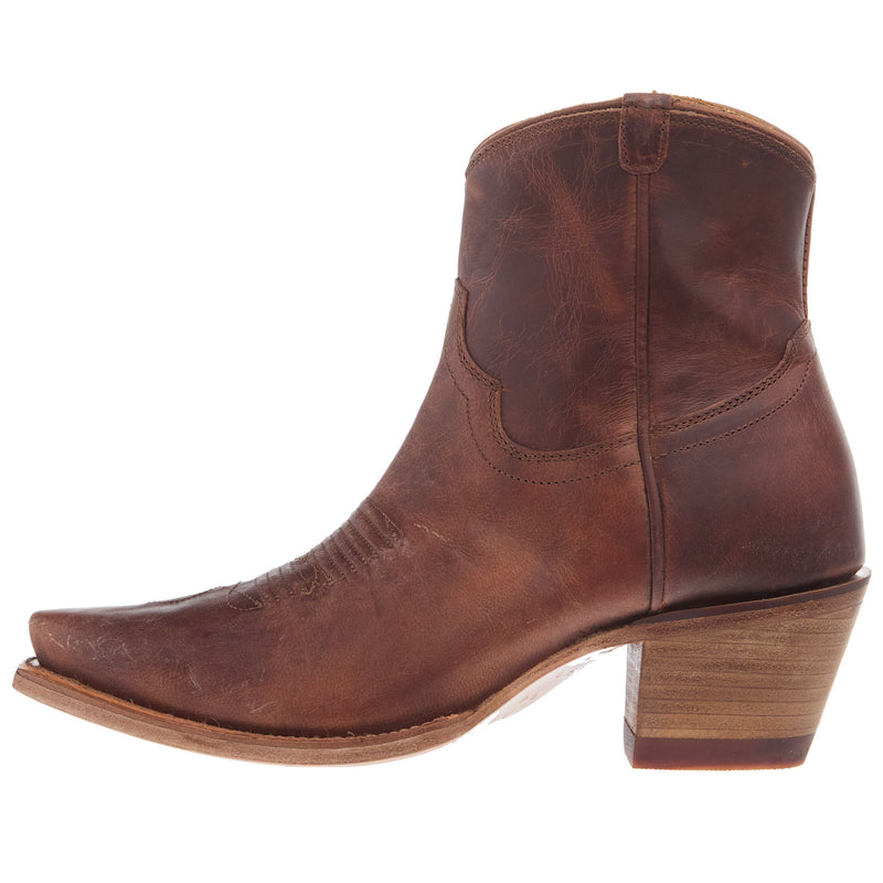 Tecovas Women`s Daisy Scotch Goat Vamp 6In Scotch Goat Top Boot